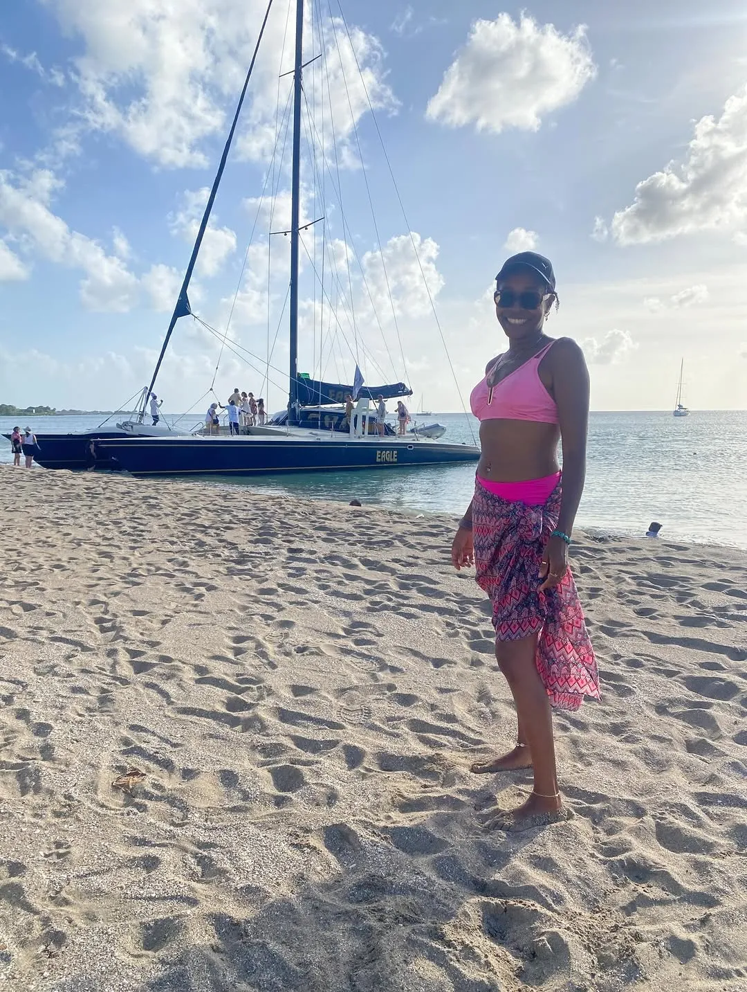 I could get used to this … ☀️🌴 #Beach #Boats #Bikini #Sea #Sand #Sun #Caribb...